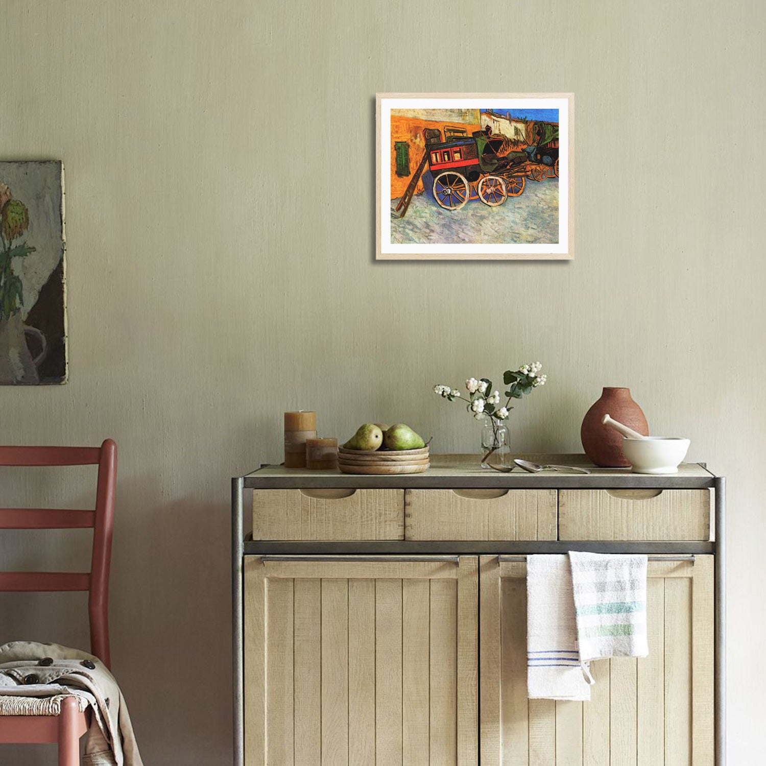 Vincent Van Gogh Tarascon Diligence Wall Art Van Gogh Poster