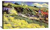 Thatched Cottages Canvas Art