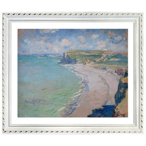 Claude Monet Wall Art The Beach At Pourville Poster Framed
