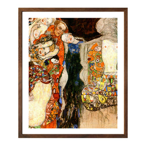 Gustav Klimt Wall Art The Bride 1918 Poster Framed Klimt Art