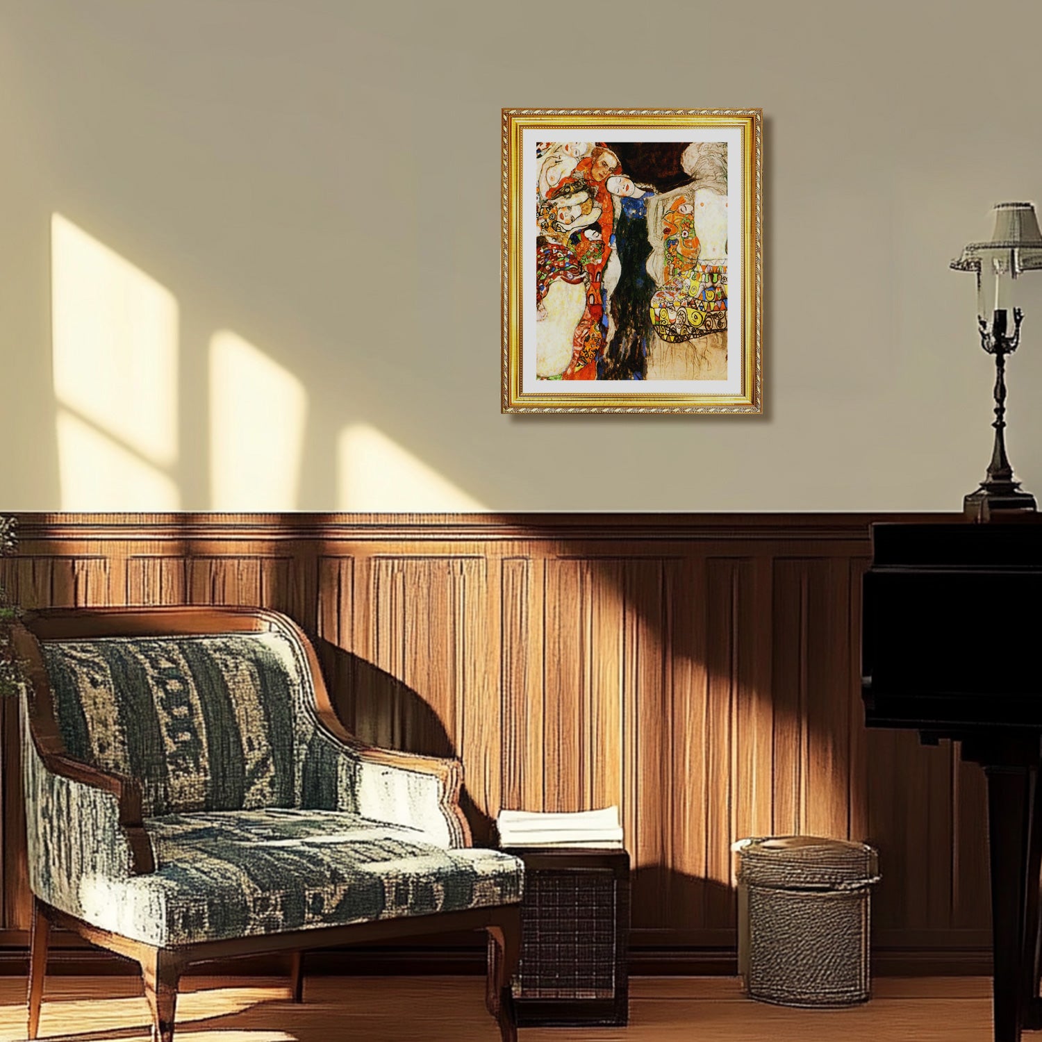 Gustav Klimt Wall Art The Bride 1918 Poster Framed Klimt Art