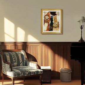 Gustav Klimt Wall Art The Bride 1918 Poster Framed Klimt Art