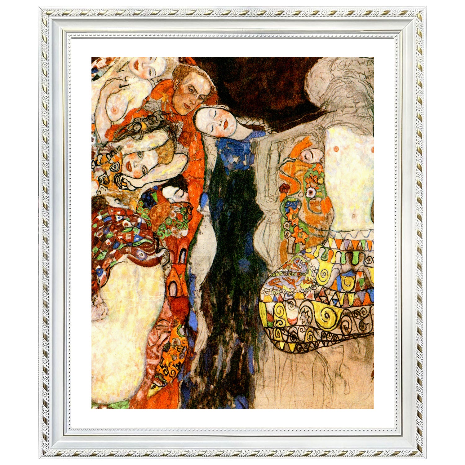 Gustav Klimt Wall Art The Bride 1918 Poster Framed Klimt Art