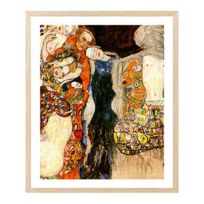 Gustav Klimt Wall Art The Bride 1918 Poster Framed Klimt Art