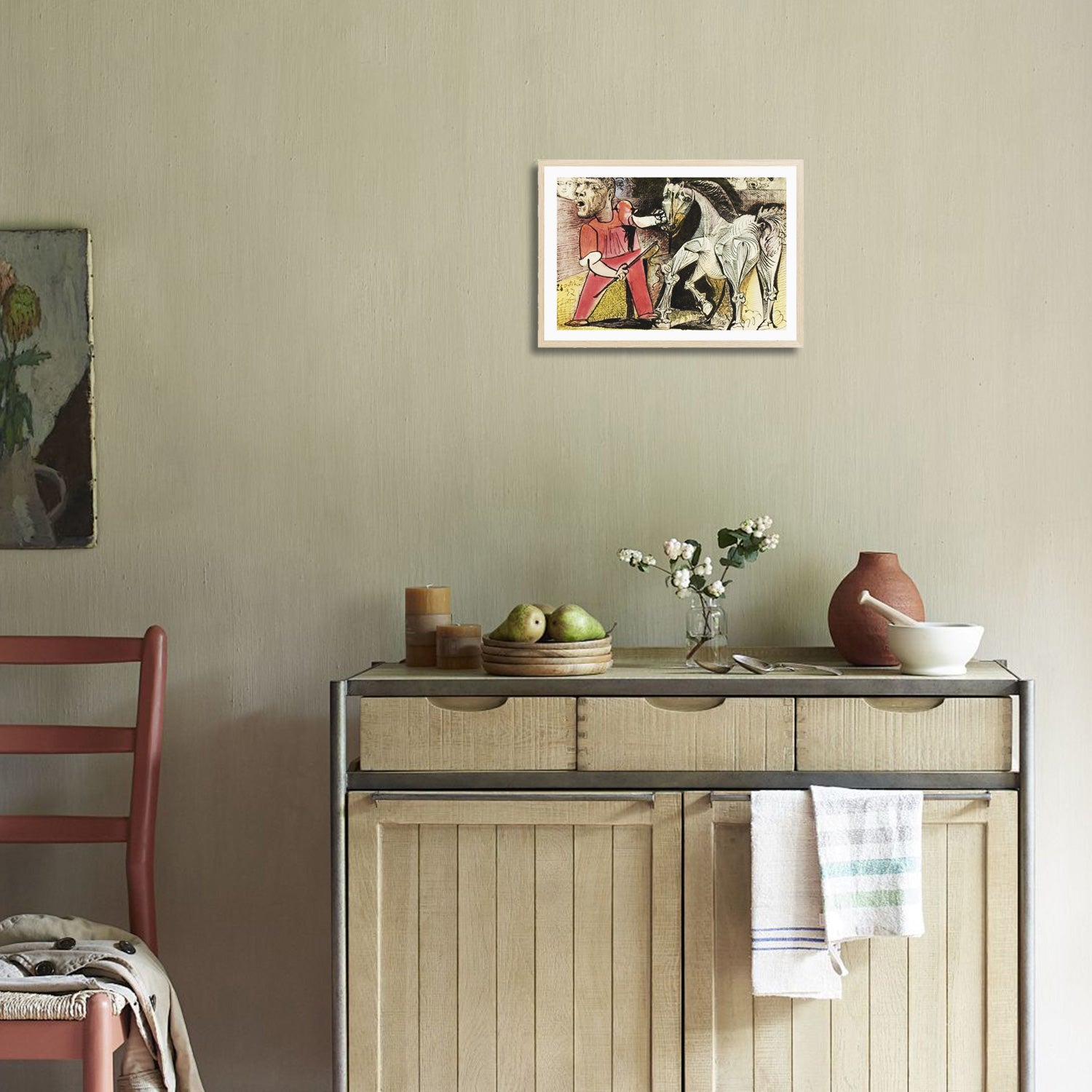 Pablo Picasso Wall Art The Circus Horse Poster Framed Art