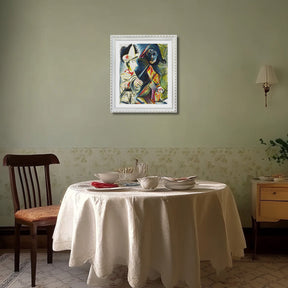 Pablo Picasso Wall Art The Clown And The Harlequin Poster Framed Art