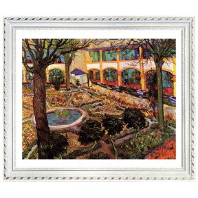 Vincent Van Gogh The Courtyard of The Hospital Wall Art Van Gogh Poster