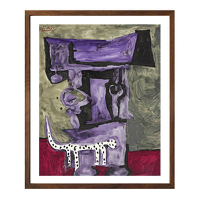 Pablo Picasso Wall Art The Dalmatian Dog Poster Framed Art