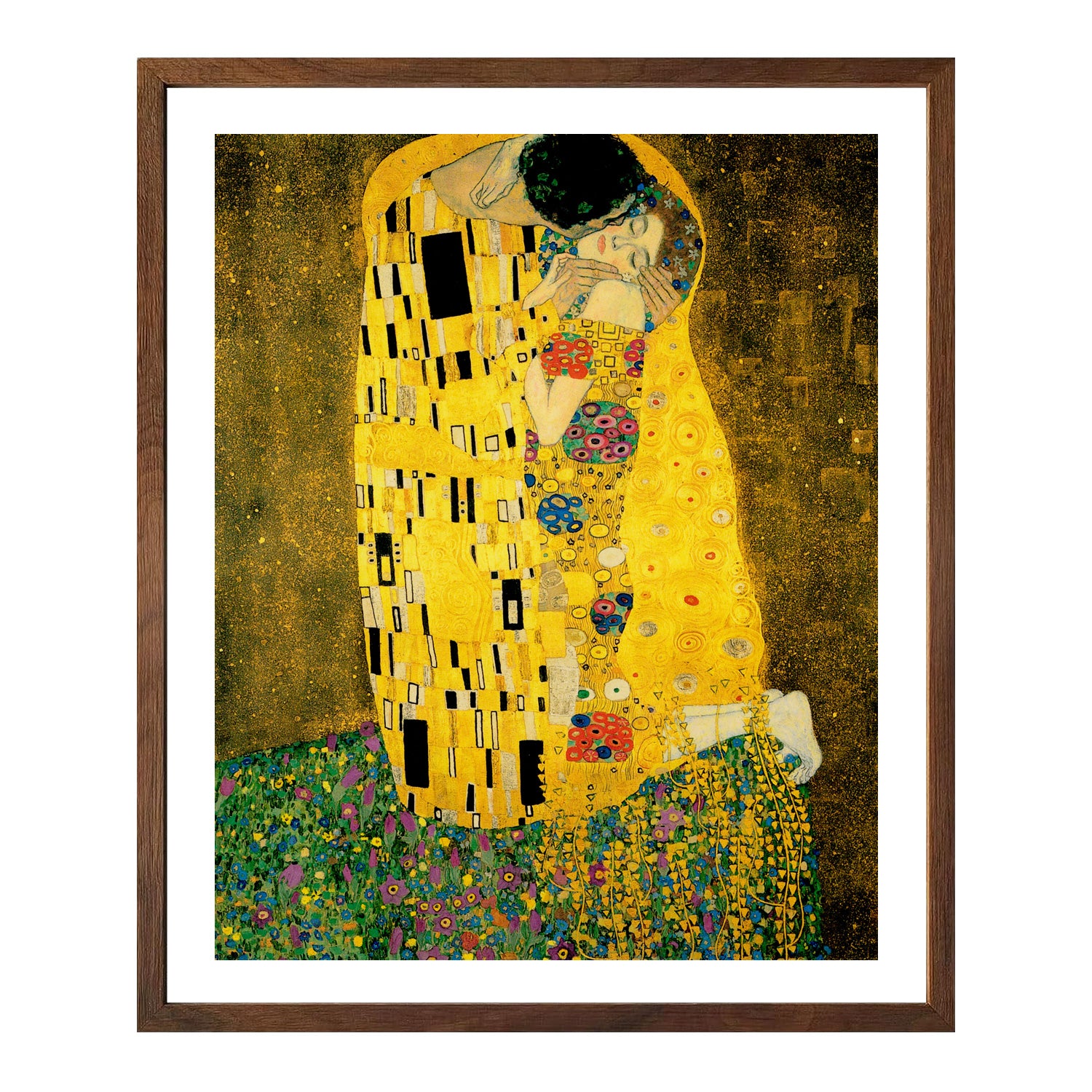 Gustav Klimt Wall Art The Kiss Poster Framed Klimt Art
