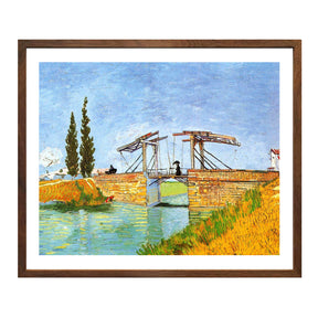 Vincent Van Gogh The Langlois Bridge Wall Art Van Gogh Poster