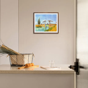 Vincent Van Gogh The Langlois Bridge Wall Art Van Gogh Poster