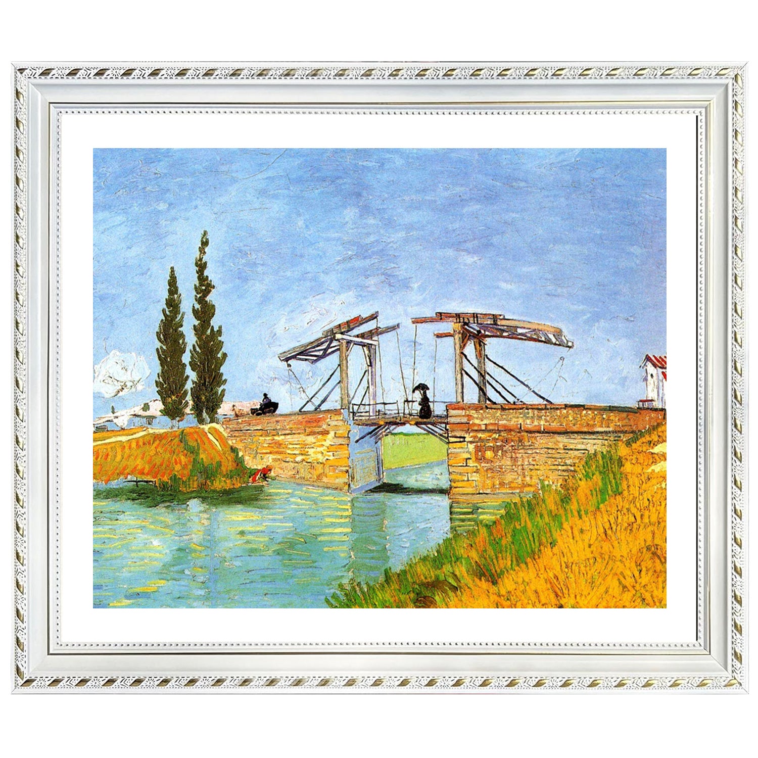 Vincent Van Gogh The Langlois Bridge Wall Art Van Gogh Poster