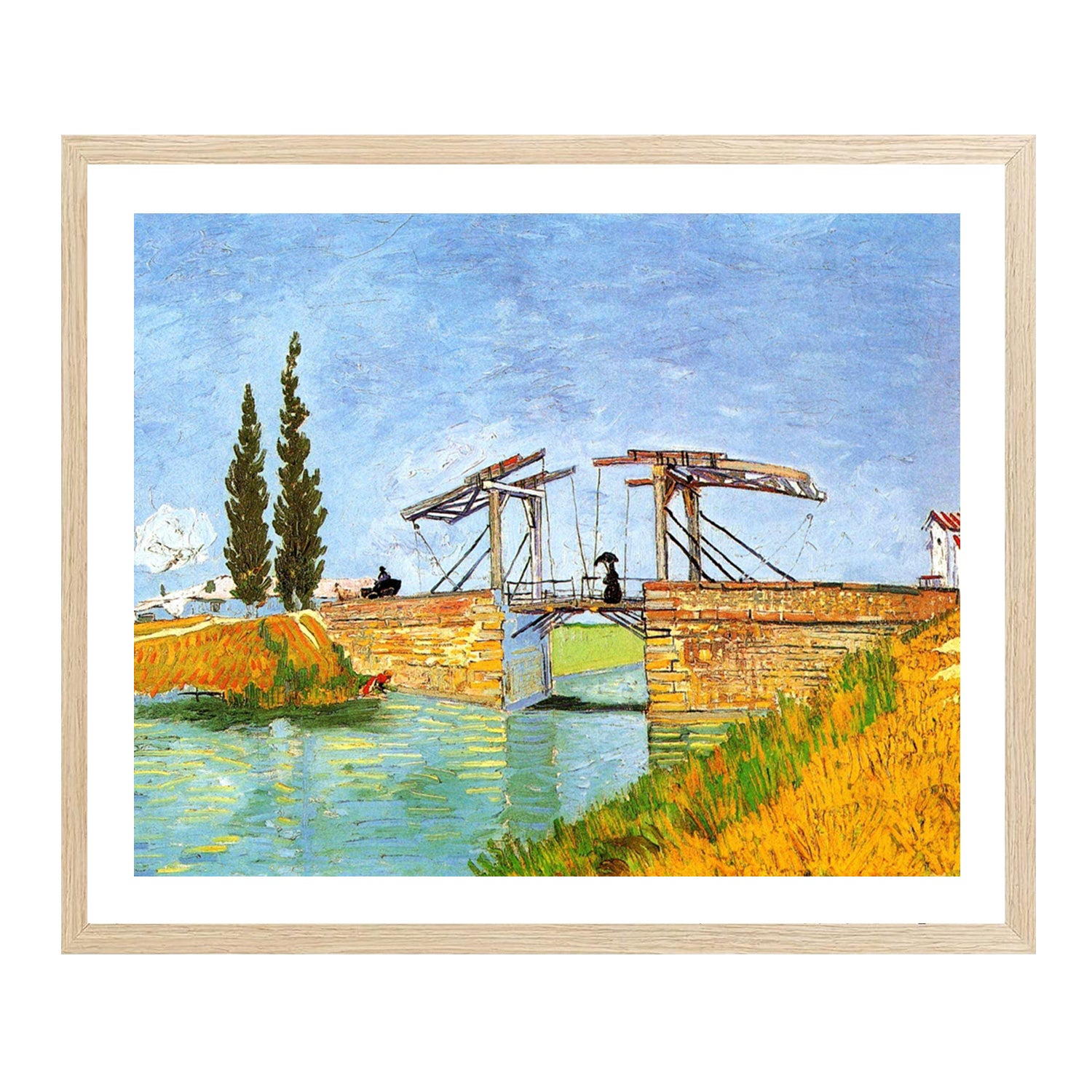 Vincent Van Gogh The Langlois Bridge Wall Art Van Gogh Poster