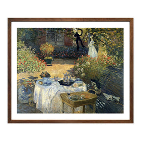 Claude Monet Wall Art The Luncheon Poster Framed
