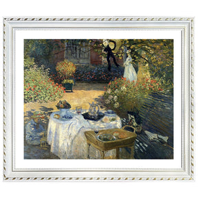 Claude Monet Wall Art The Luncheon Poster Framed