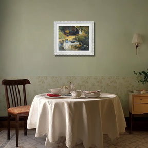 Claude Monet Wall Art The Luncheon Poster Framed