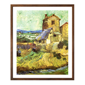 Vincent Van Gogh The Old Mill Wall Art Van Gogh Poster