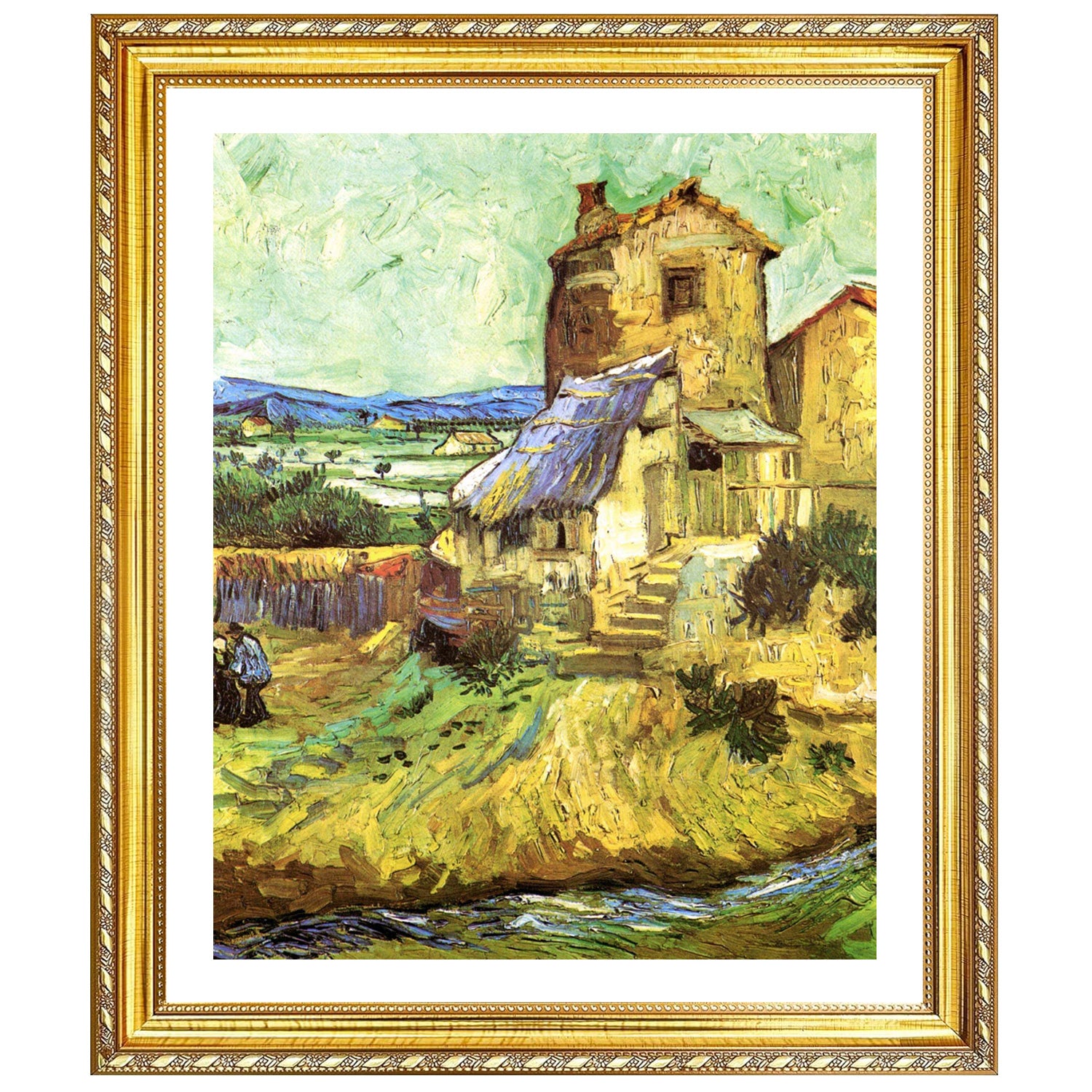 Vincent Van Gogh The Old Mill Wall Art Van Gogh Poster