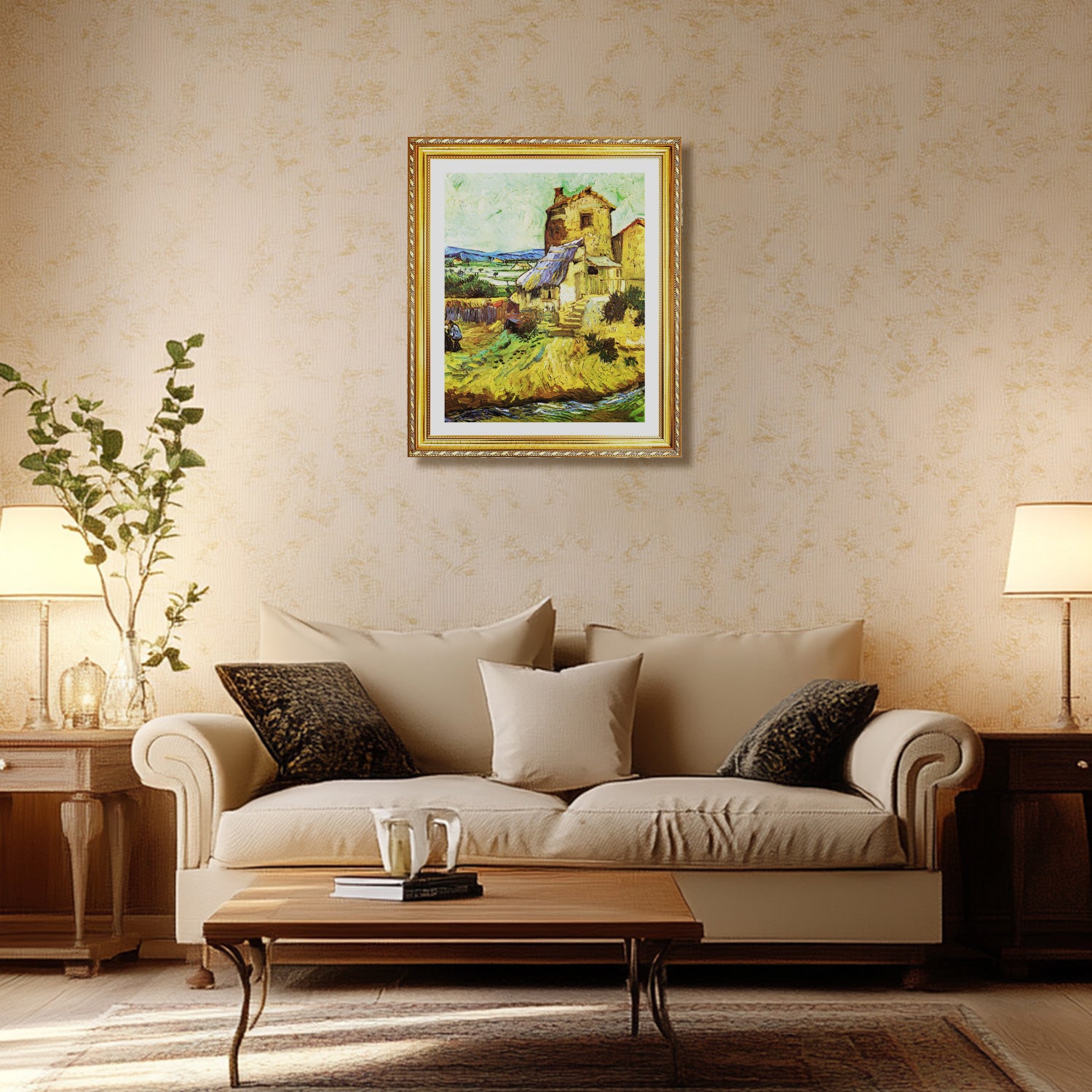 Vincent Van Gogh The Old Mill Wall Art Van Gogh Poster