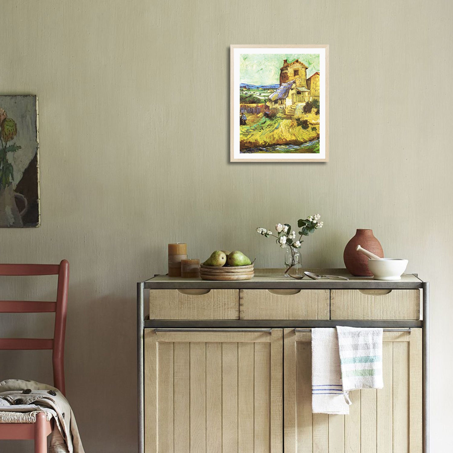 Vincent Van Gogh The Old Mill Wall Art Van Gogh Poster