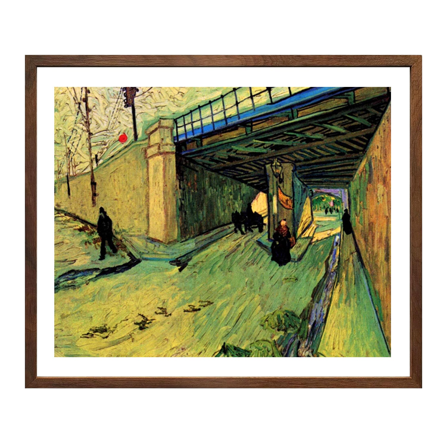 Vincent Van Gogh The Railway Bridge Wall Art Van Gogh Poster