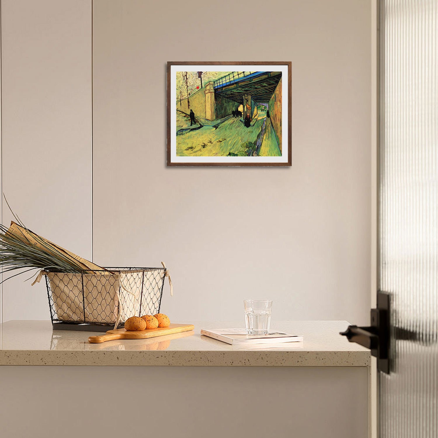 Vincent Van Gogh The Railway Bridge Wall Art Van Gogh Poster