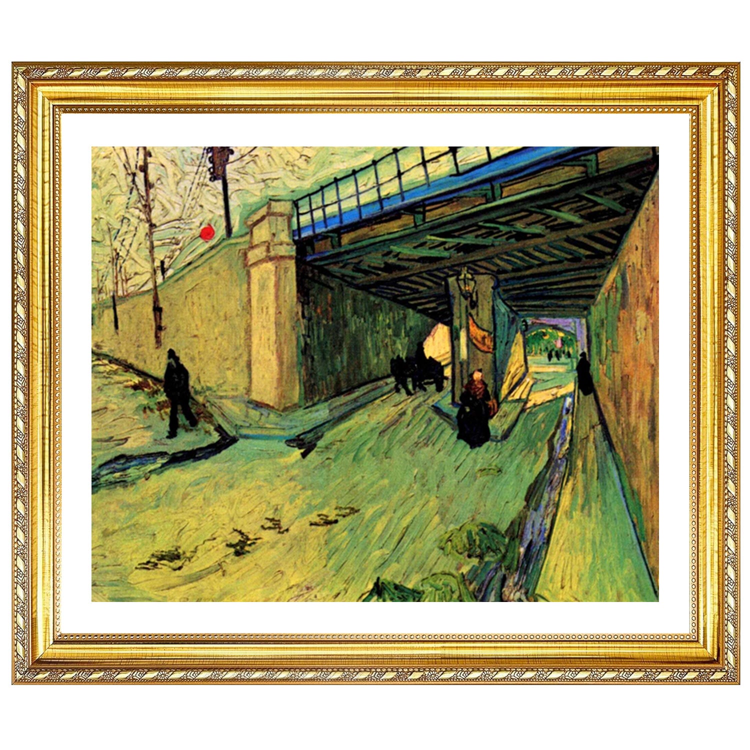 Vincent Van Gogh The Railway Bridge Wall Art Van Gogh Poster