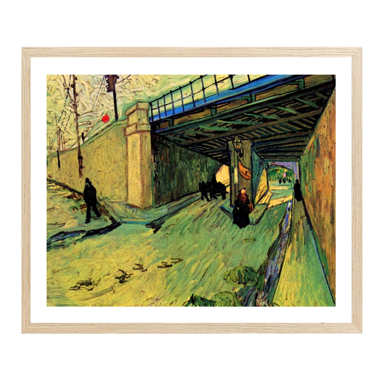Vincent Van Gogh The Railway Bridge Wall Art Van Gogh Poster