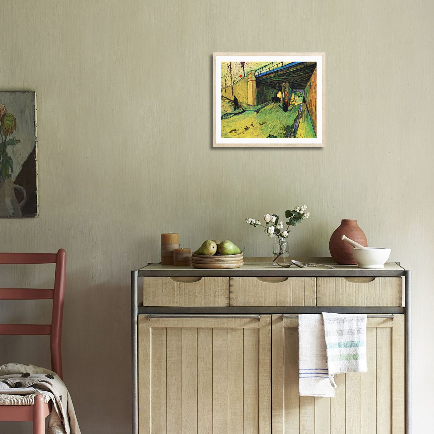 Vincent Van Gogh The Railway Bridge Wall Art Van Gogh Poster