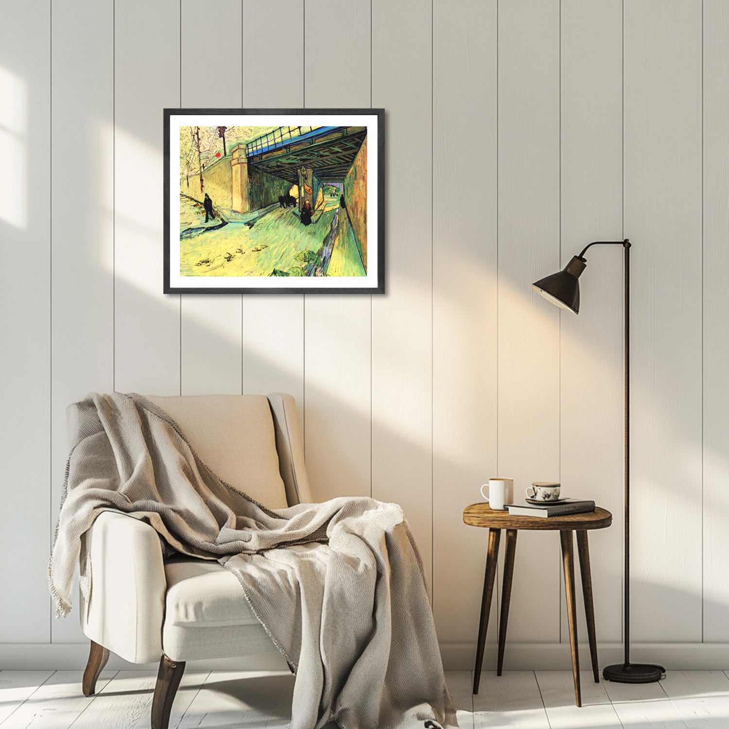 Vincent Van Gogh The Railway Bridge Wall Art Van Gogh Poster