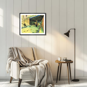 Vincent Van Gogh The Railway Bridge Wall Art Van Gogh Poster