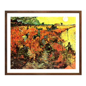 Vincent Van Gogh The Red Vineyard Wall Art Van Gogh Poster