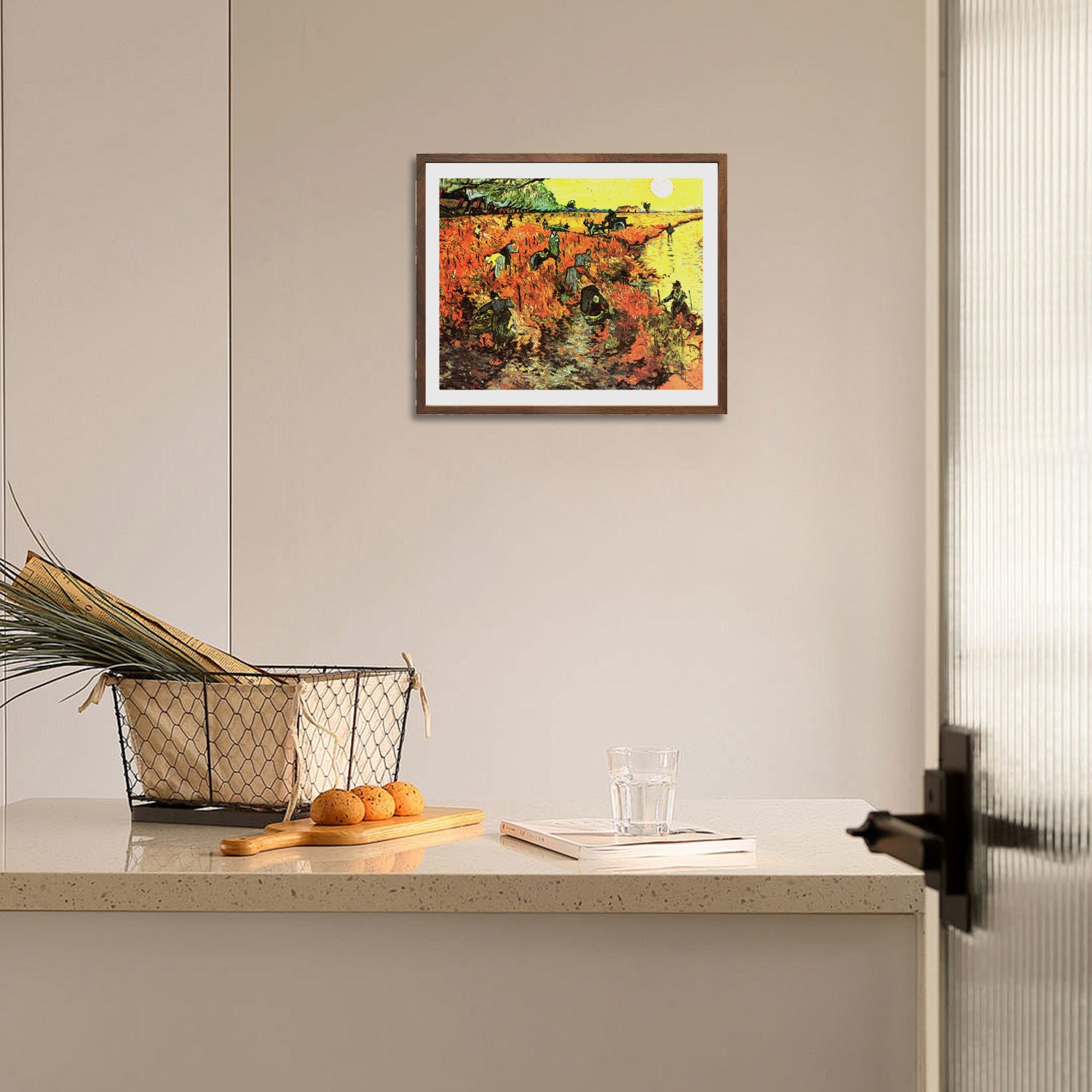 Vincent Van Gogh The Red Vineyard Wall Art Van Gogh Poster