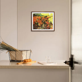 Vincent Van Gogh The Red Vineyard Wall Art Van Gogh Poster