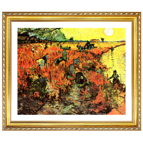 Vincent Van Gogh The Red Vineyard Wall Art Van Gogh Poster
