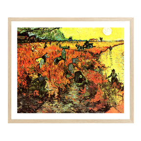 Vincent Van Gogh The Red Vineyard Wall Art Van Gogh Poster