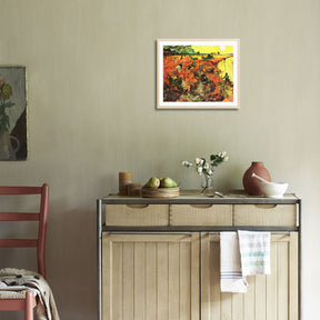 Vincent Van Gogh The Red Vineyard Wall Art Van Gogh Poster