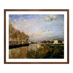 Claude Monet Wall Art The Seine At Argenteuil Poster Framed