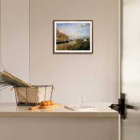 Claude Monet Wall Art The Seine At Argenteuil Poster Framed