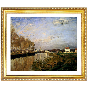 Claude Monet Wall Art The Seine At Argenteuil Poster Framed