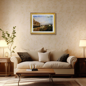 Claude Monet Wall Art The Seine At Argenteuil Poster Framed