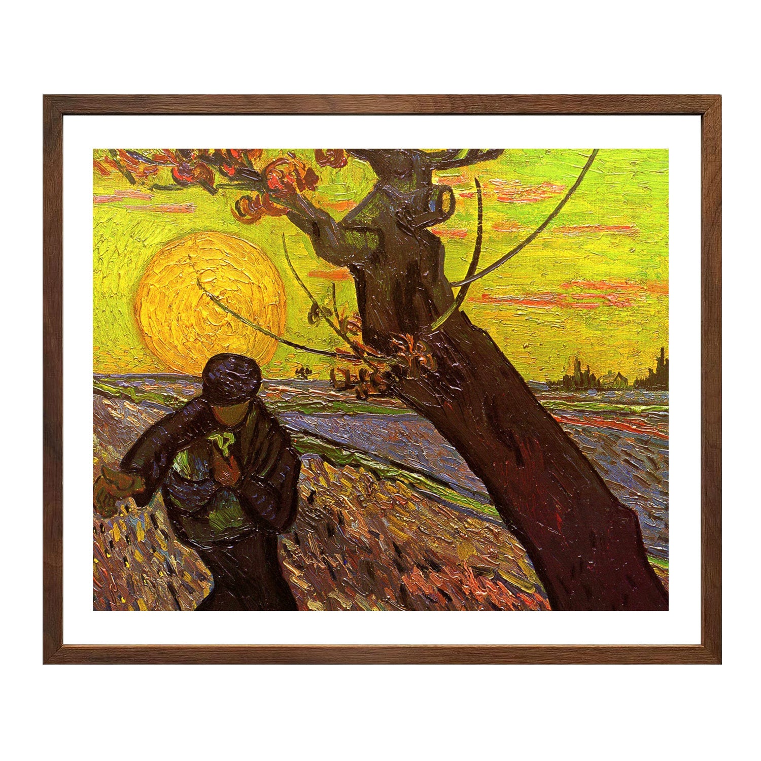 Vincent Van Gogh The Sower Wall Art Van Gogh Poster