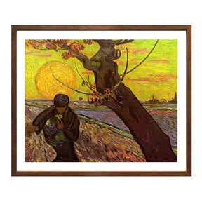 Vincent Van Gogh The Sower Wall Art Van Gogh Poster