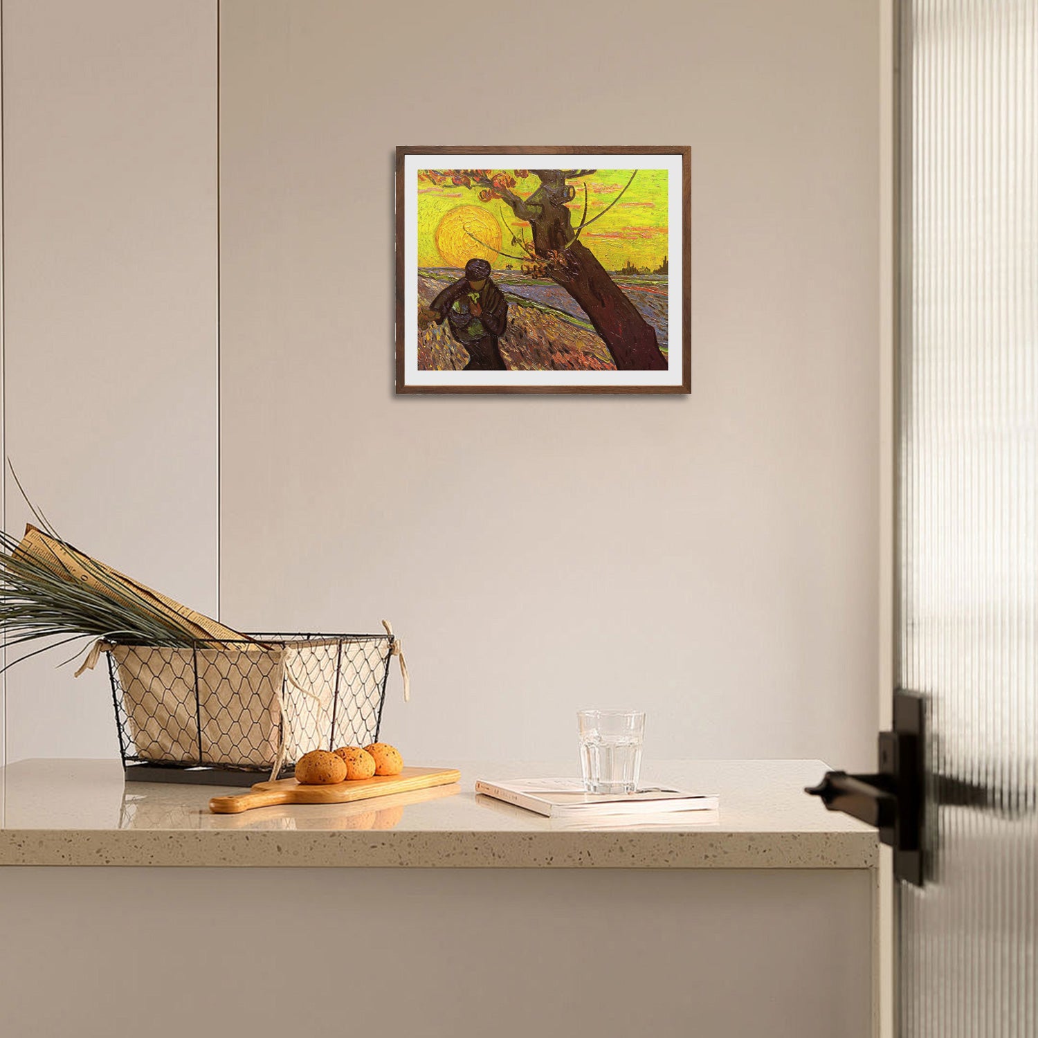 Vincent Van Gogh The Sower Wall Art Van Gogh Poster
