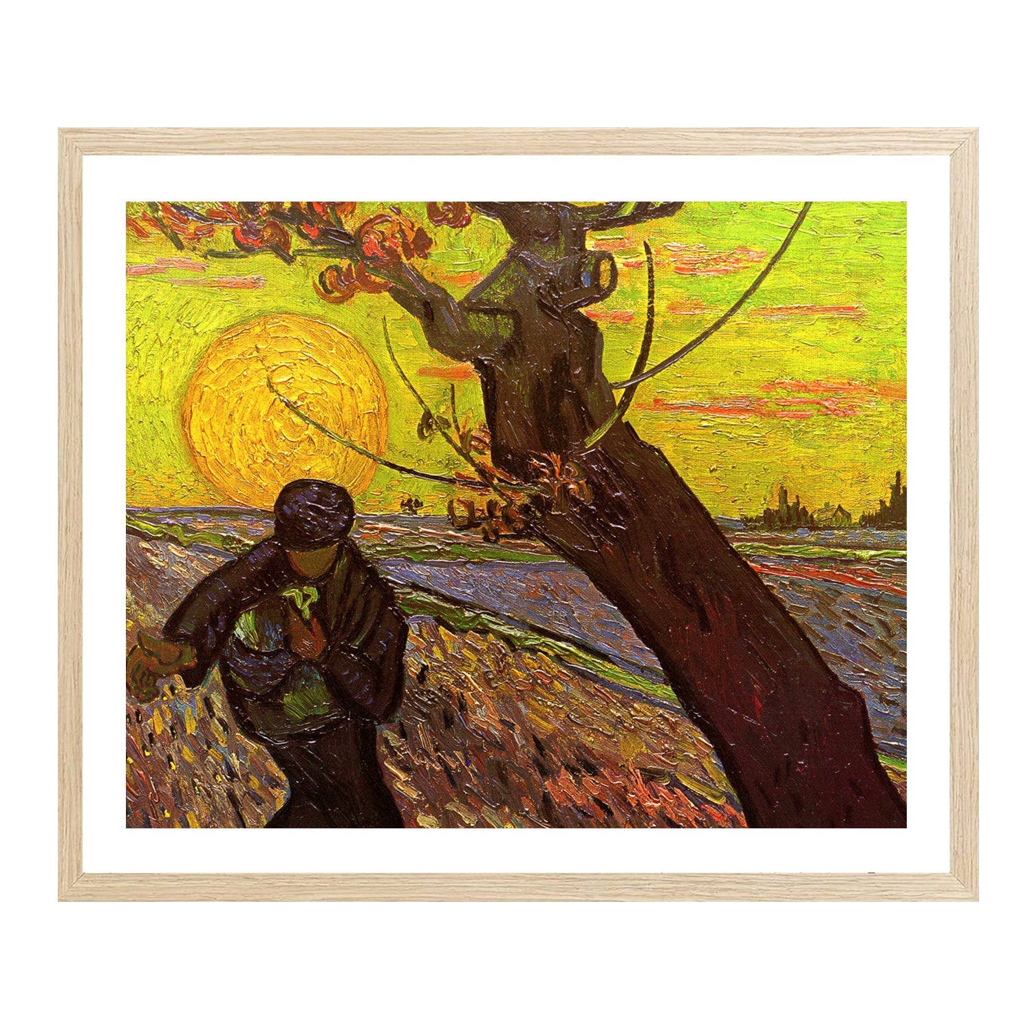 Vincent Van Gogh The Sower Wall Art Van Gogh Poster