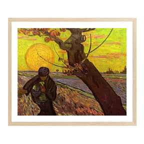 Vincent Van Gogh The Sower Wall Art Van Gogh Poster