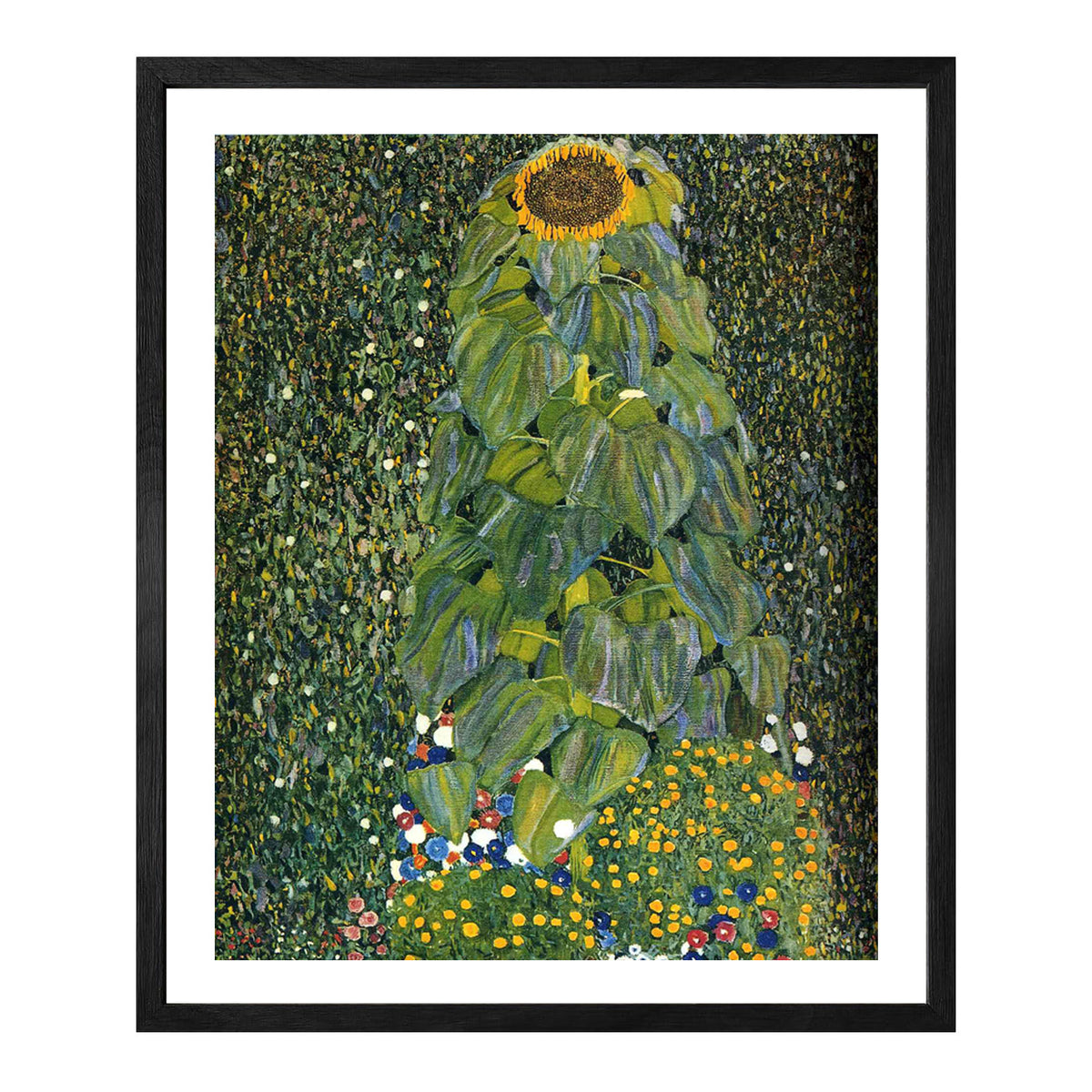 Gustav Klimt Wall Art The Sunflower Poster Framed Klimt Art