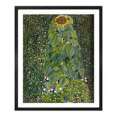 Gustav Klimt Wall Art The Sunflower Poster Framed Klimt Art
