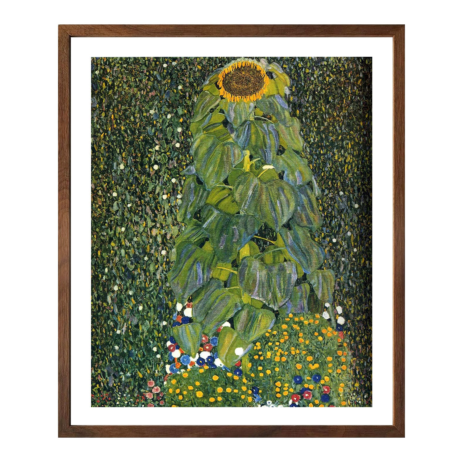 Gustav Klimt Wall Art The Sunflower Poster Framed Klimt Art