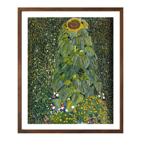 Gustav Klimt Wall Art The Sunflower Poster Framed Klimt Art